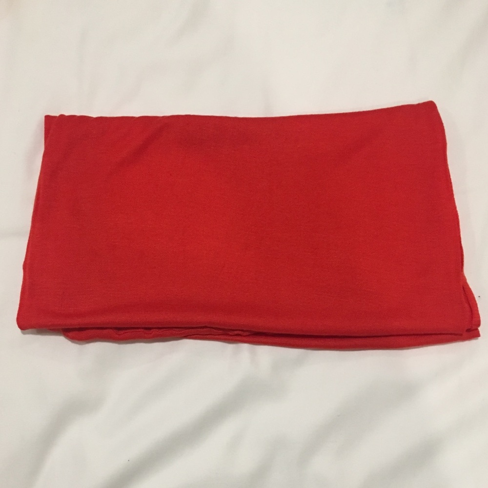 Orange Infinity Scarf